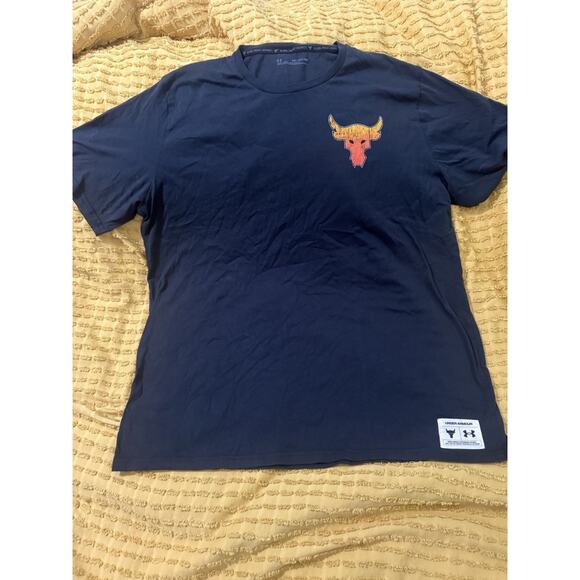 Men’s Black Under Armour Iron Paradise T-shirt Size XXL - Picture 1 of 9